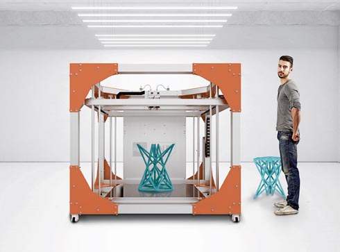 1m * 1m * 1m Big scale 3D Printer BigRep One IMAGE